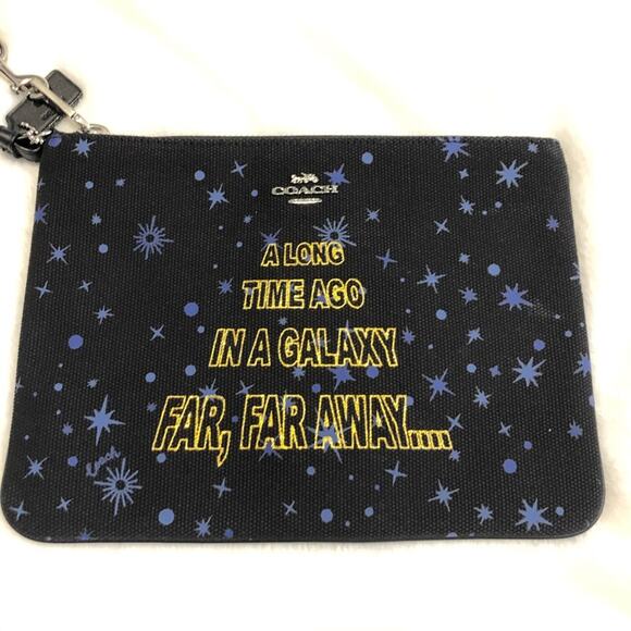 Coach x Star Wars clutch bag galaxy far away minibag wallet